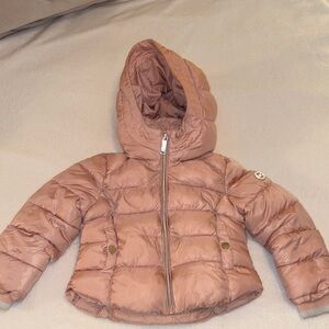 MICHAEL Michael Kors Kids Puffer Jacket in Tan